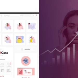Comparativa visual entre una plantilla estática y un diseño web flexible para e-commerce.